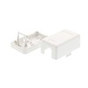Networx Keystone Jack Surface Mount Boxes (1 Port, White)