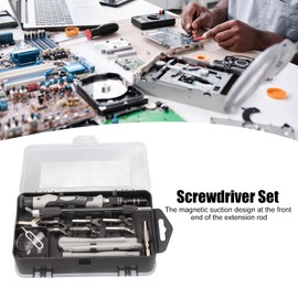 135 in 1 Screwdriver Set, Computer Screwdriver Kit, Laptop Repair Tool, Electronics Repair Tool Kits for Phone, Watch, Camera, Computer, Laptop, Ring Doorbell, Game Consoles, Eyeglass