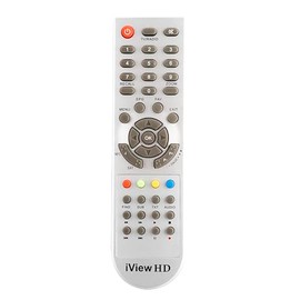 Replacement Remote Control ONLY for iView HD S2-HD1080 Model Satellite TV Receiver Set top Box, Tuner Remote Silver Colour For ASIN B0BQ8JBKBY