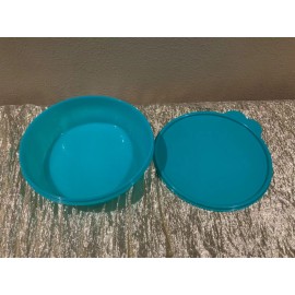 New Tupperware 1.L Classic Food Storage Bowl in a Beautiful Teal Color