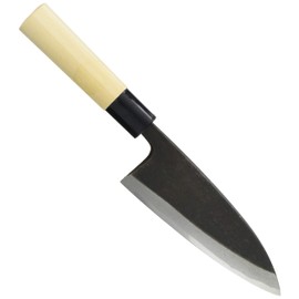 Kawamura Cutlery AKK2113 Sakai Kikumori Kurode Blade 5.3 inches (13.5 cm), Yasugi White 2 Steel, Japan