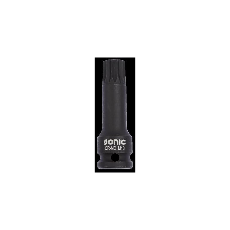 Sonic 86807818 Impact Bit Socket XZN M18, 78 mm, 1/2-inch