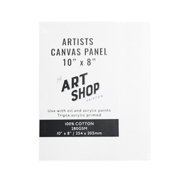 Artists 100% Cotton Canvas Board for Oil & Acrylic Painting 10 x 8"