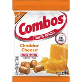 Combos Cheddar Cheese Baked Pretzel Snacks, 13.5 Oz. Bag, 13.5 Oz