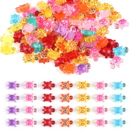 UIHRLM 200PCS Mini Resin Turtles, Luminous Tiny Turtles Micro Landscape Ornament Glow in The Dark, Little Cute Sea Turtle Figurines Dollhouse Miniatures for Crafts Landscaping Decoration