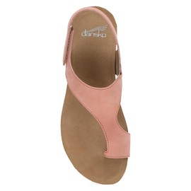 Dansko Reece Sandal for Women – Memory Foam and Cork Footbed for Comfort and Arch Support – Lightweight Rubber Outsole for Long-Lasting Wear Rose 6.5-7 M US
