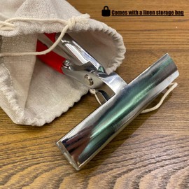 Alloy Canvas Pliers, 4.7inch Super Wide Jaw Art Tool, Canvas Stretching Helper, for Canvas Stretcher Bars, Stretching Canvas, Especially fits 20inch/24inch Canvas, with a Linen Storage Bag A048