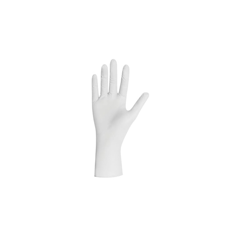 Nitrile White Pearl Gloves, Disp. Box of 100 Gloves, Extra