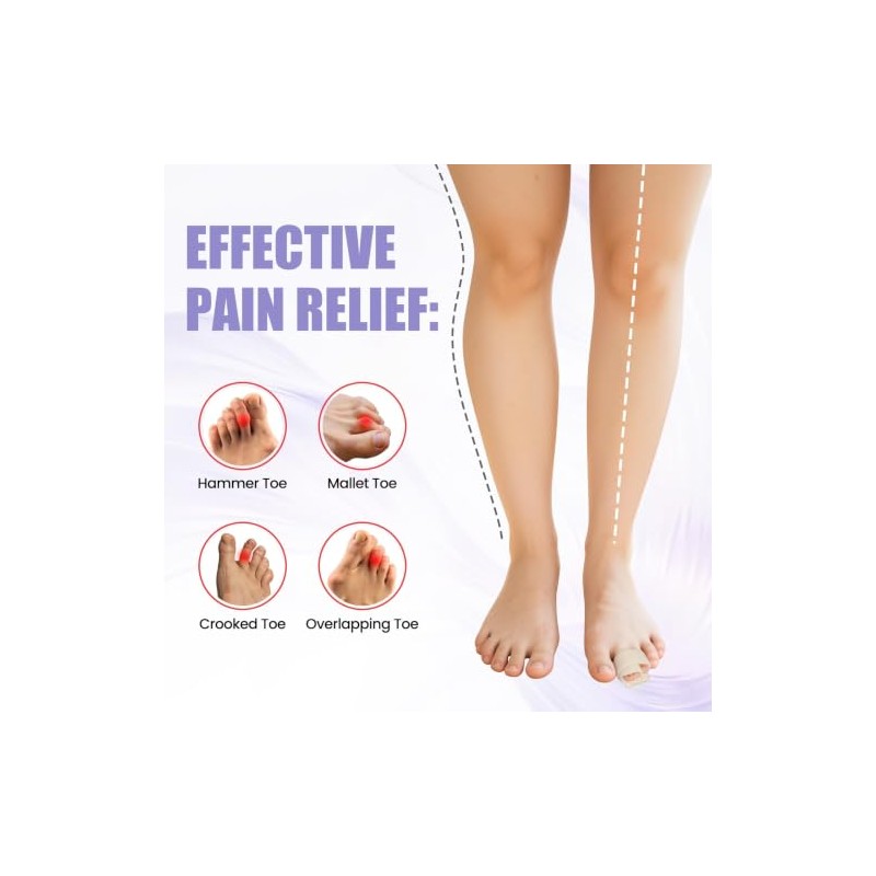 Hammer Toe Straightener - Broken Toe Wraps for Women &