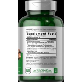 Horbäach Turmeric Curcumin & Ginger Complex 3000 mg | 180 Softgels | by Horbaach