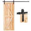 EaseLife 5.3 FT Sliding Barn Door Hardware Track Kit,Basic J