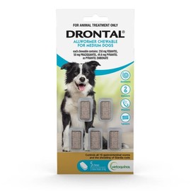 Drontal Buy Drontal Dog Allwormer Chewable Medium 10kg 5 Pack Online