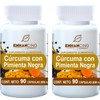 CÚRCUMA CON PIMIENTA NEGRA PARA MÁXIMA ABSORCIÓN (180 Capsulas)