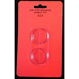 Air-Tite Coin Capsule Direct Fit "A24" Coin Holder for QUARTERS