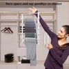 DSXVJHD 3 Pack Trouser Hangers Space Saving, Multi-Layer Scarf Clothes