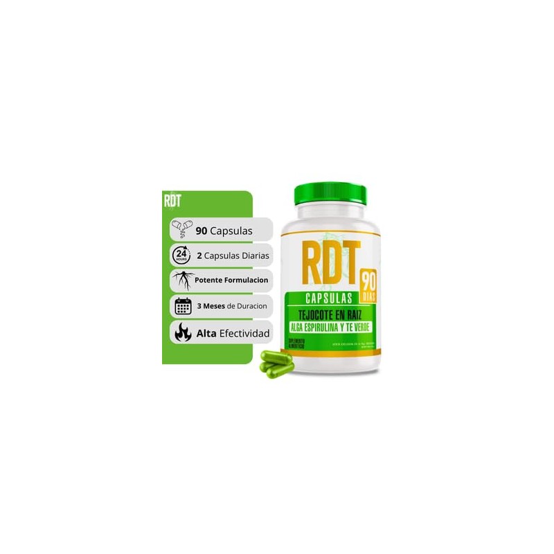 RDT Pack Raiz + Capsulas 90 Dias [Extremadamente Eficaz] Complemento