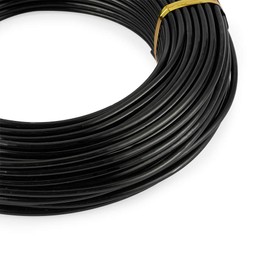 PandaHall 82 Feet Aluminum Wire 9 Gauge Flexible Metal Craft Wire for DIY Manual Arts Jewelry Making(Black)