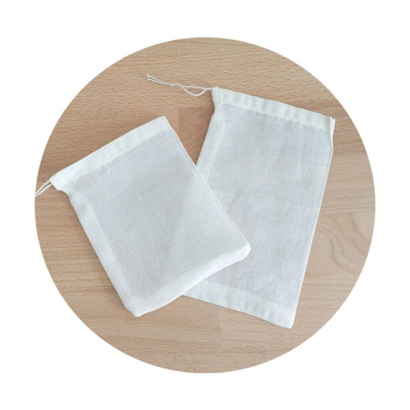 Earthtopia CoffeeCloth Set of 6 Reusable Fabric Tea Bags, 100%