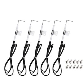 BBQ Future 5 Pack Grill Ignitor Electrode with 31.5" Wire Replacement kit for Home Depot Nexgril 720-0830H, 720-0830D, 720-0888, 720-0888N and Most Nexgrill Grill Models