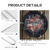 Yardwe Fish Grilling Basket Stainless Steel Barbecue BBQ Grill Basket