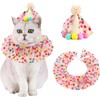 Princess Dog Crown Hat and Scarf Set, 2Pcs Cat Dog