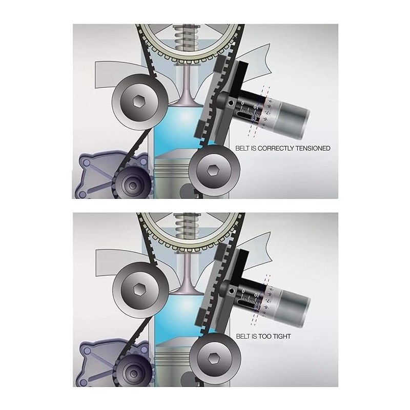 PTSTEL Belt Tension Meter, Belt Tension Meter, Timing Belt Tension