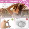 18 Pcs Elastics Hair Band Ponytail Holders, Pink & Blue