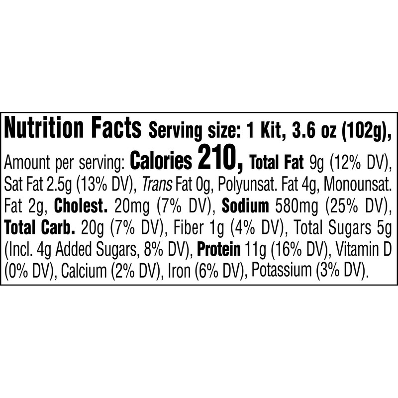 StarKist Snack-To-Go Ready to Eat Meals Tuna Salad Kit, 3.6