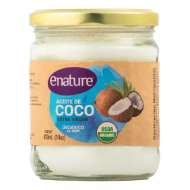 Enature Aceite de Coco Extra Virgen Enature en Frasco 420 mL