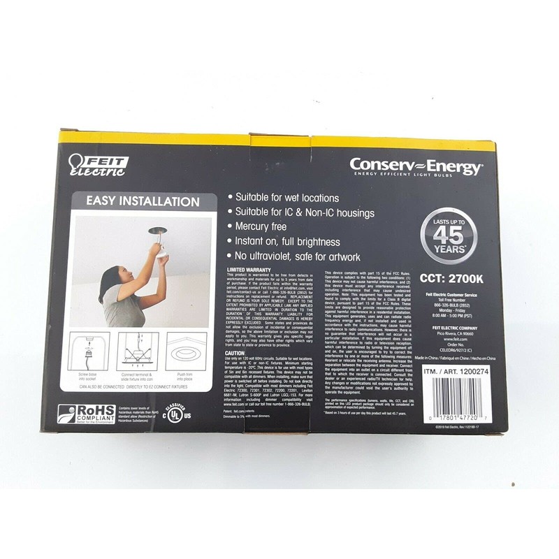 Feit Enhance 90+ CRI 75W Replacement Dimmable 2700K Soft White