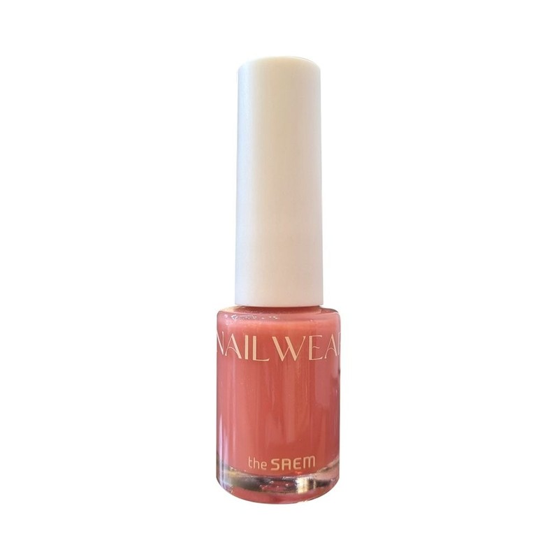 The Saem Nail Wear 121 Bubbly Peach / 더샘 네일