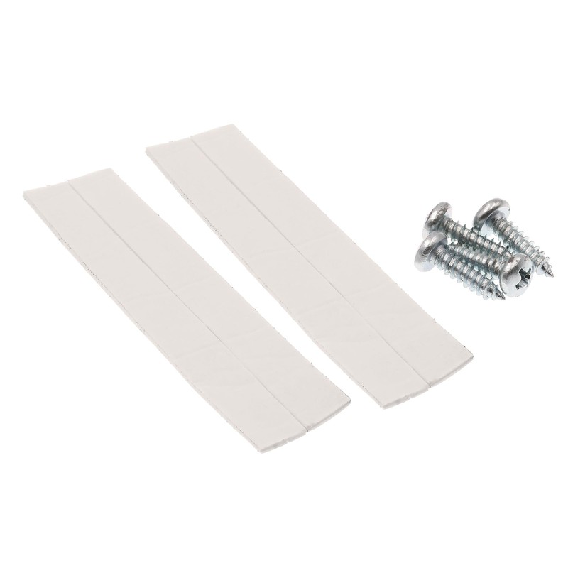 Prime-Line K 5167 36 In. L Steel Reinforced White Vinyl