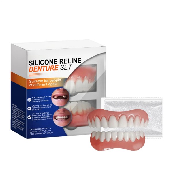 unbranded Silicone Reline Denture Set Denture Reline Kit, Denture Set