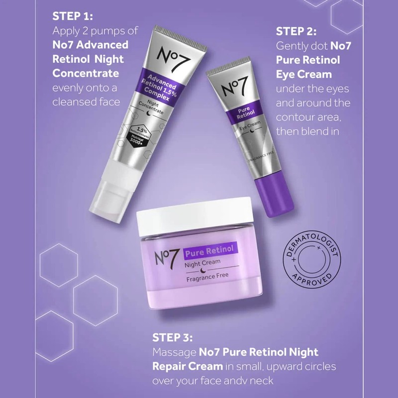 Concentrado Nocturno No7 Complejo Avanzado De Retinol Al 0 3%