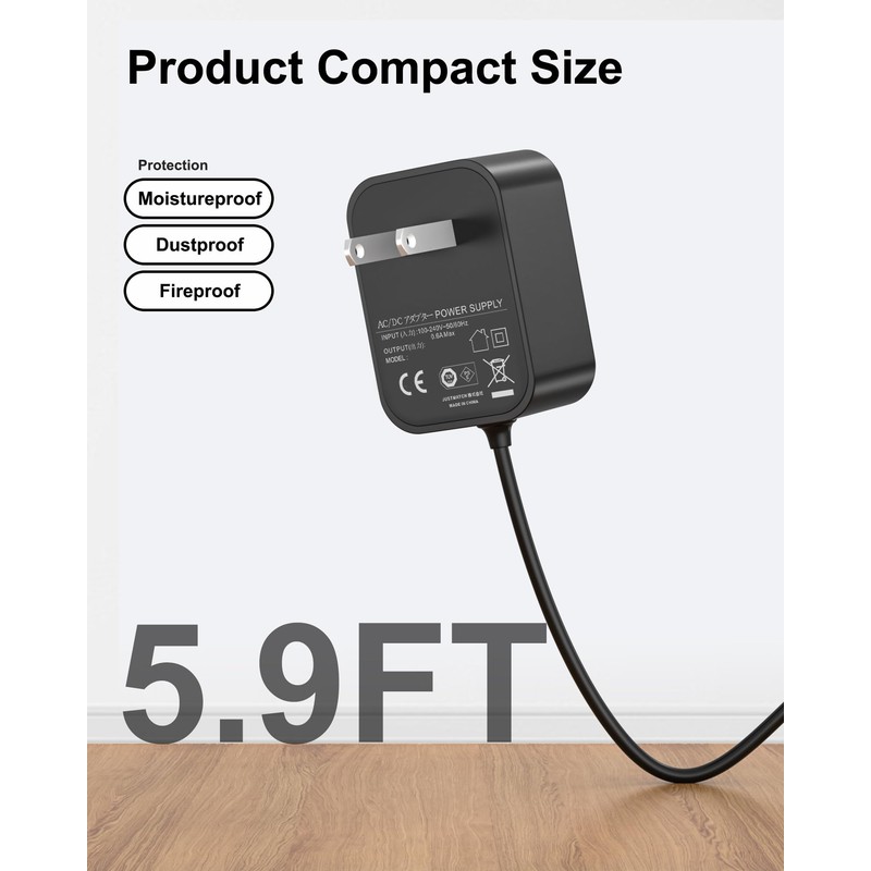 Charger for Ninja Blast Max Portable Blender, Charging Cord Compatible