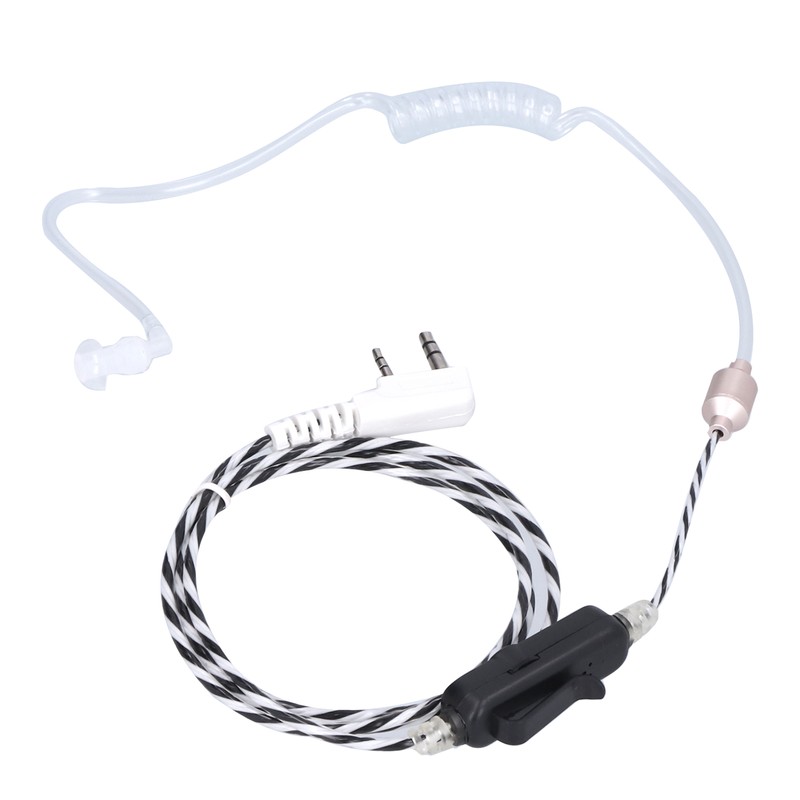 Walkie Talkie Earphone Adjustable Volume Acoustic Tube KHead for BaoFeng