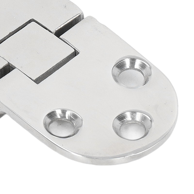 4PCS Door Hinge with Mounting Holes 316 Stainless Steel Hinge