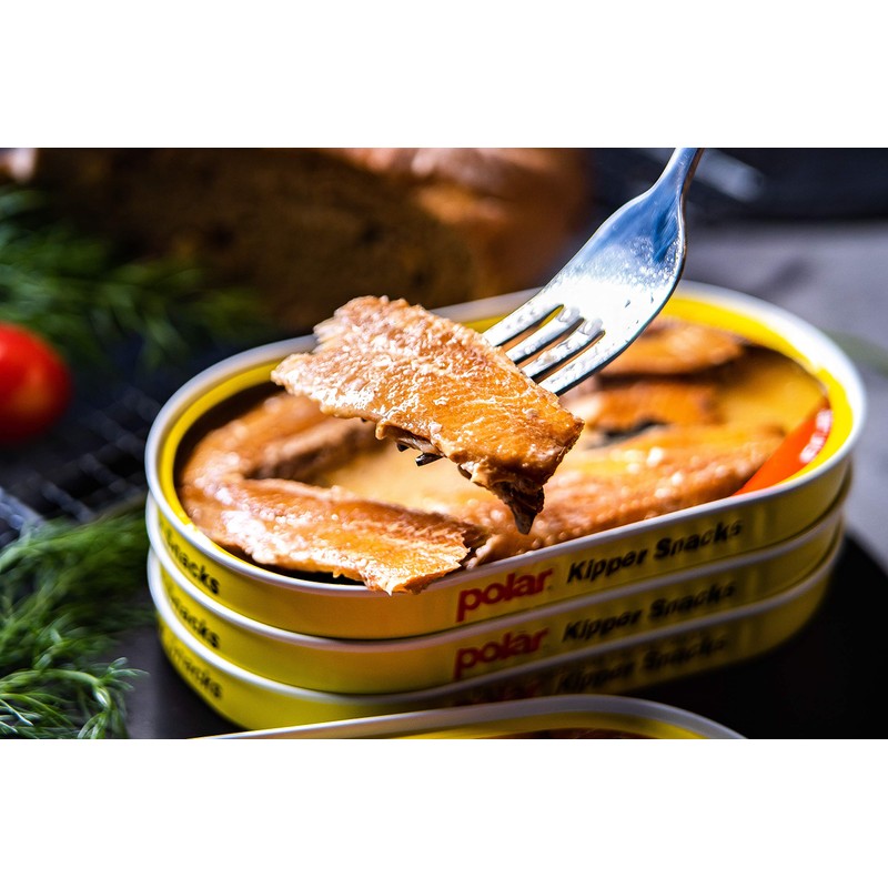 MW Polar Herring, Kipper Snacks, 3.53-Ounce (Pack of 18)