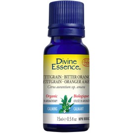 Divine Essence Petitgrain - Bitter Orange Essential Oil (Organic), 15ml