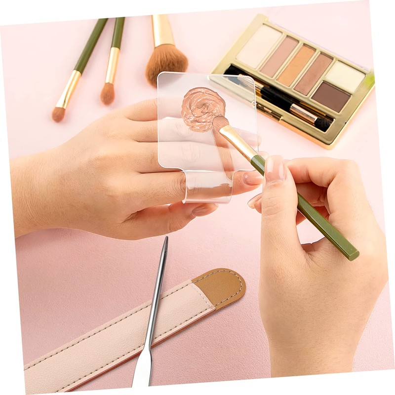 OHPHCALL Custom Mixing Palette for Foundations Acrylic Makeup Mixing Tray