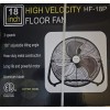Hyper Wind 18" 3-Speed High Velocity Heavy Duty Metal Industrial