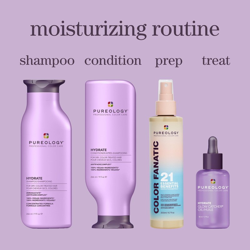 Pureology Hydrate Shampoo - For Dry or Color Treated Hair,