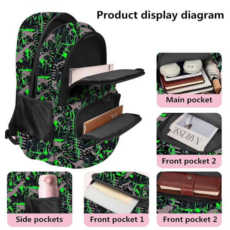 SUTMDO Casual Lightweight Backpacks for Boys & Girls, School Bookbags,