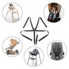High Chair Harness, 5-Point Safety Harness, Universal Adjustable Baby Straps