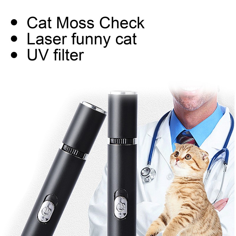 Pet Moss Light Hand Held LED UV Flashlight for Detecting
