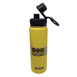 BOB THE COOLER CO - 26oz The Big Swig Double Wall Vacuum Insulated Water Bottle with Spout Lid, Made of Stainless Steel, Leak Proof, Great for Sports, Travel, & More