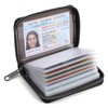 SENDEFN Women's Credit Card Holder Small Leather Card Case Compact