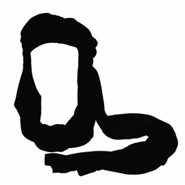 Alexanders Costumes Arabian Knight Turban, Black, One Size