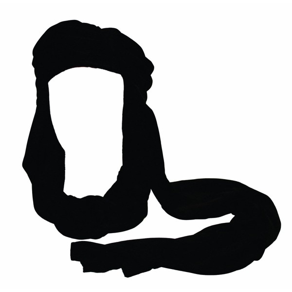 Alexanders Costumes Arabian Knight Turban, Black, One Size