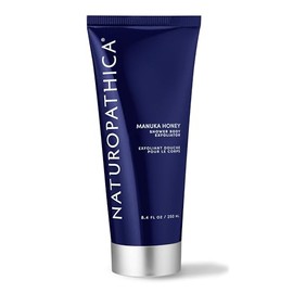 Naturopathica- Exfoliante corporal para ducha con miel de Manuka, protege la barrera cutánea y el colágeno para una piel más firme, exfoliante hidratante